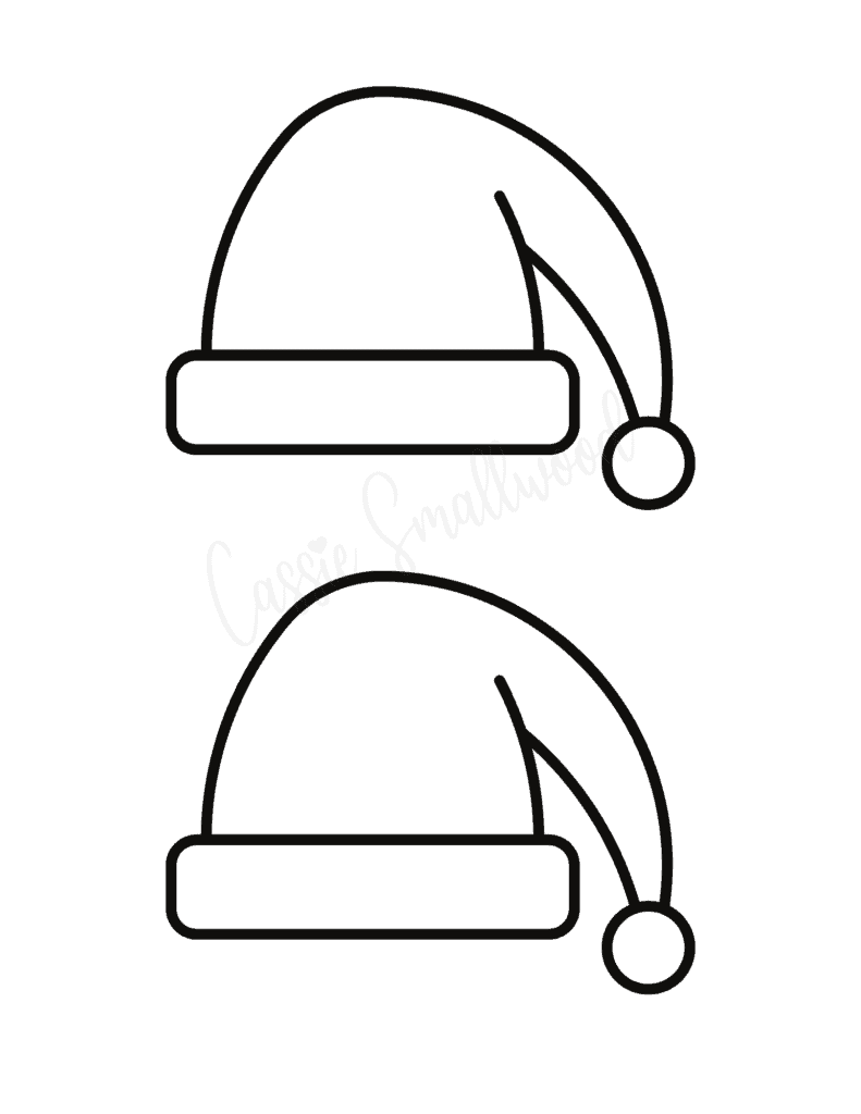 17 cute winter hat templates and coloring pages - cassie smallwood